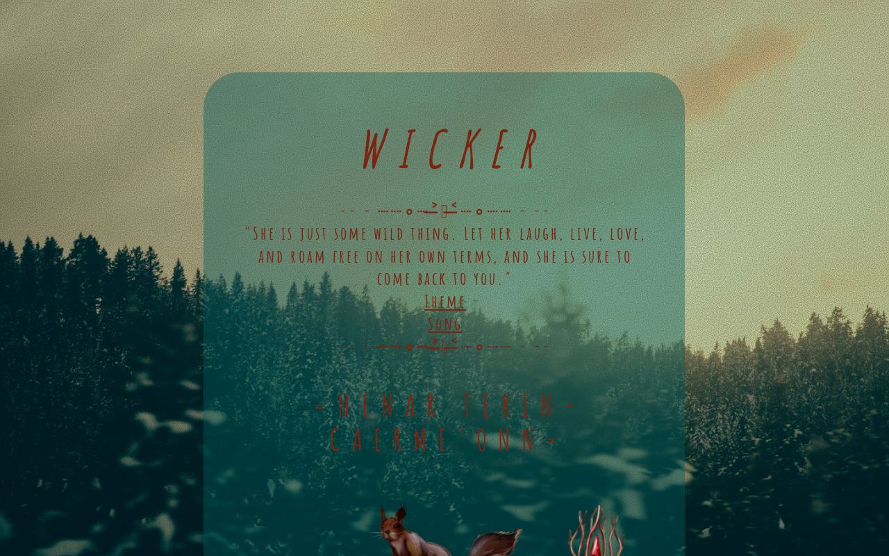 Carrd profile picture for @wicker